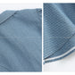 Fall autumn french vintage blue lapel buckle belt fishtail denim dress - AKaee