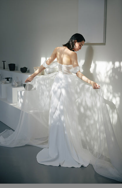 GOUDIN bridal high-end light luxury French evening dress -OZO.