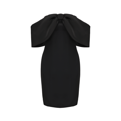 ATELIER MISS LU Multi-Wear Bow Bandeau Dress - WITHER.