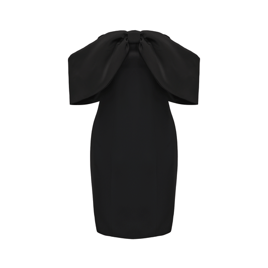 ATELIER MISS LU Multi-Wear Bow Bandeau Dress - WITHER.