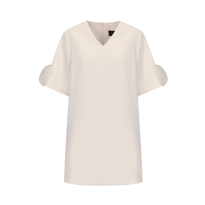 ATELIER MISS LU cascading disc panel design A-line dress - EXPEM