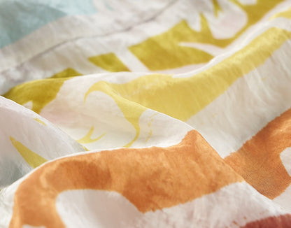 COMME MOI  summer casual color stripe print suit - EVELYN.