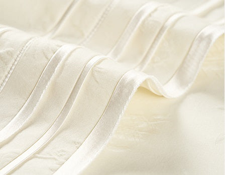 COMME MOI Lu Yan designer's new women's silk wool jacquard overlapping straight skirt - LIAM .