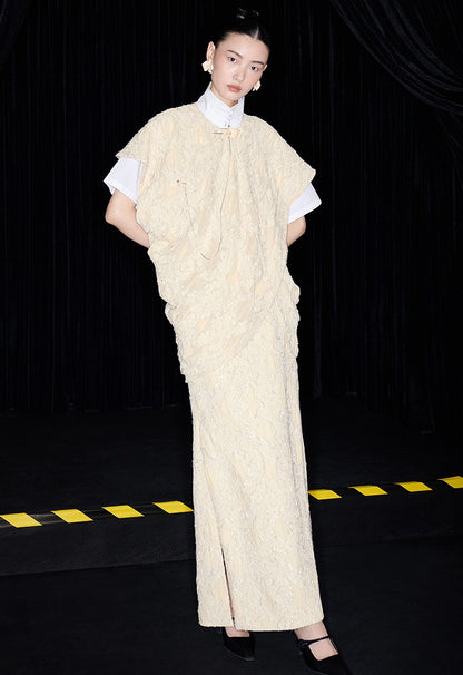 M essential Mackay designer brand Origin jacquard irregular loose fit - sly.