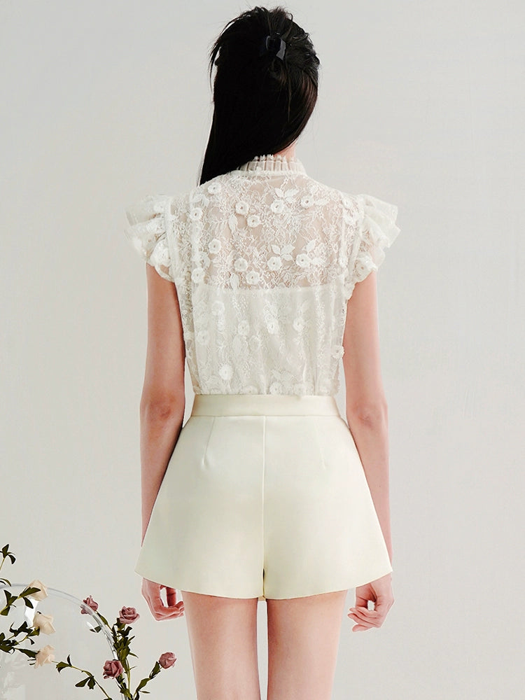 CHECOCRE Stylish Women's Waist Rhinestone Embellished Pants - WEATHER