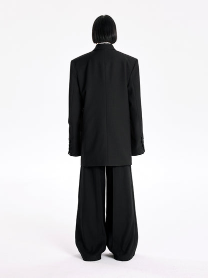 TINY IN Padded Wide Shoulder Cuffs women's Coat-POXY.