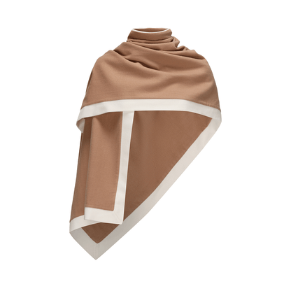ATELIER MISS LU Old Money Sheep Wool Blend Scarf - HOLD