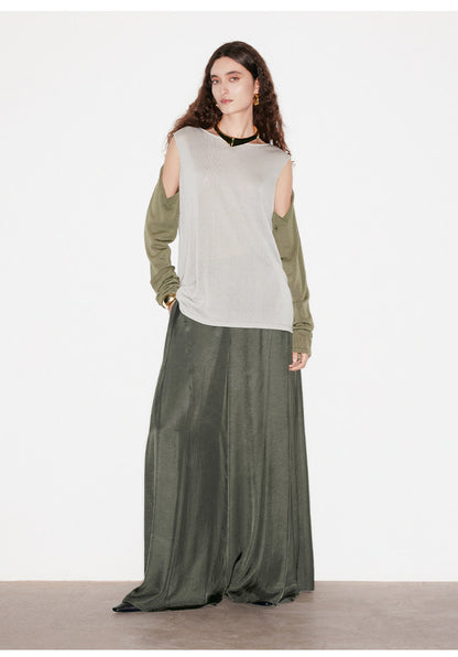 ATELIER MISS LU Two-Piece Off-the-Shoulder Knit Top - JASON