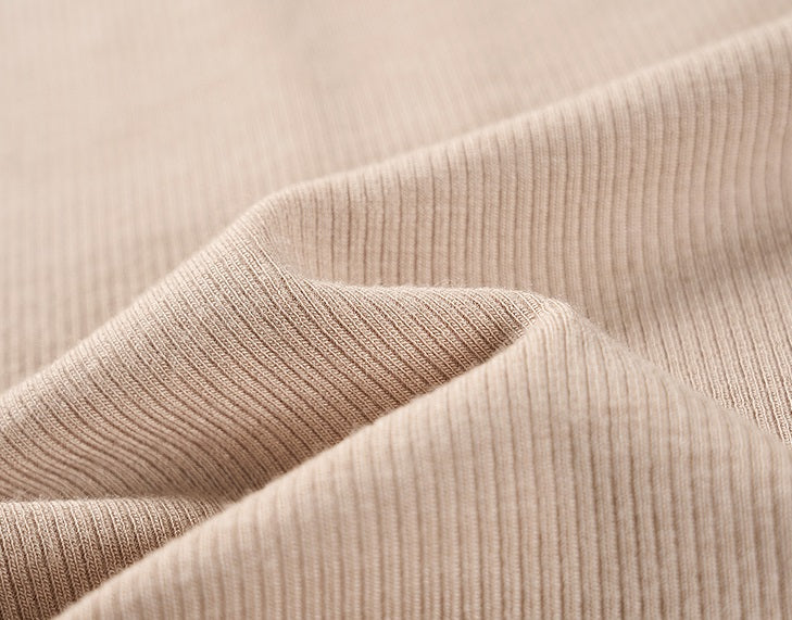 COMME MOI Lu Yan designer new women's Henry collar base shirt slim T-shirt - BLESSED.