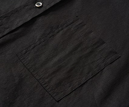 COMME MOI Summer Casual Black Small Cap Sleeve Straight Shirt - SALEM.