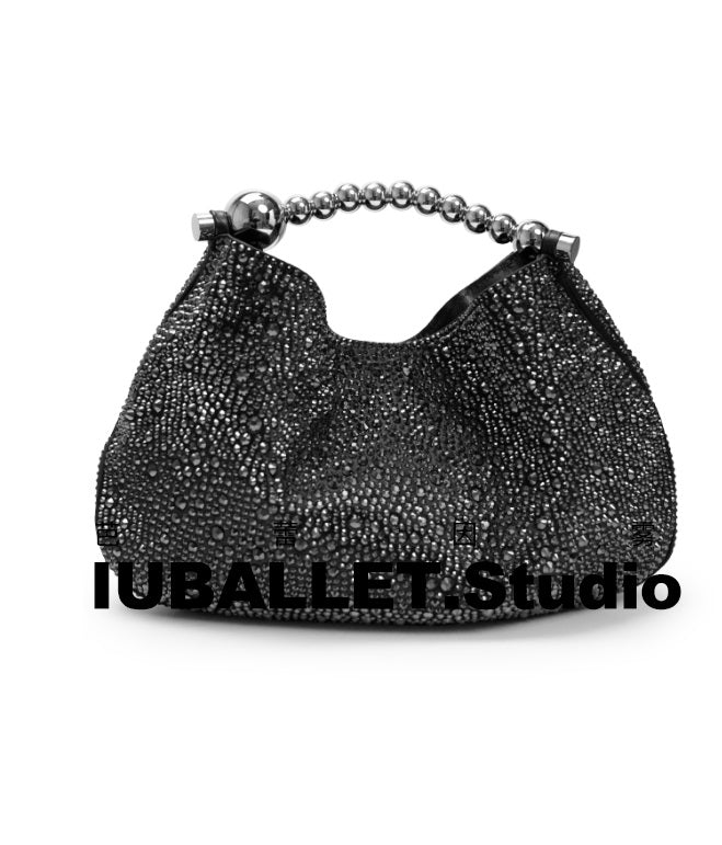 IUBALLET Beaded Chain Hobo Bag - POWER.