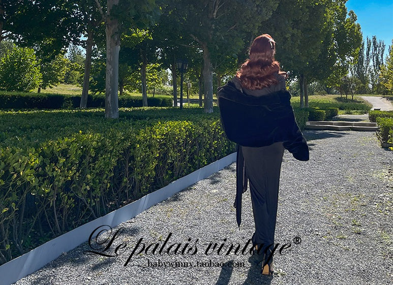 le palais  elegant black asymmetrical pleated high slit slim long dress-PEBBLE