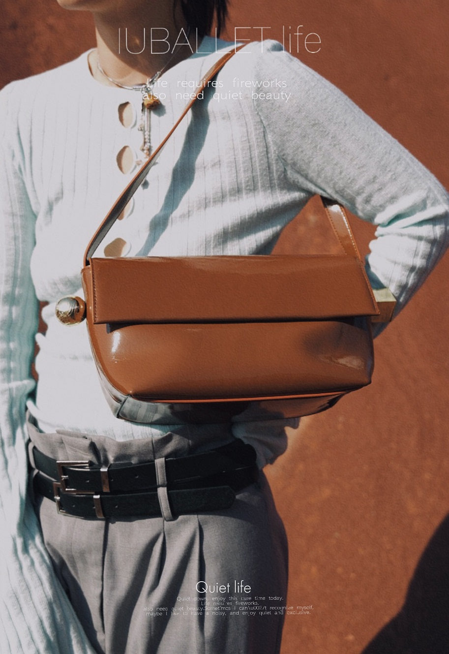 IUBALLET Underarm Small Leather Bag - CHAOS.