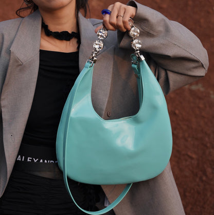 IUBALLET Chic Diamond-encrusted Arm Bag - SHOCK.