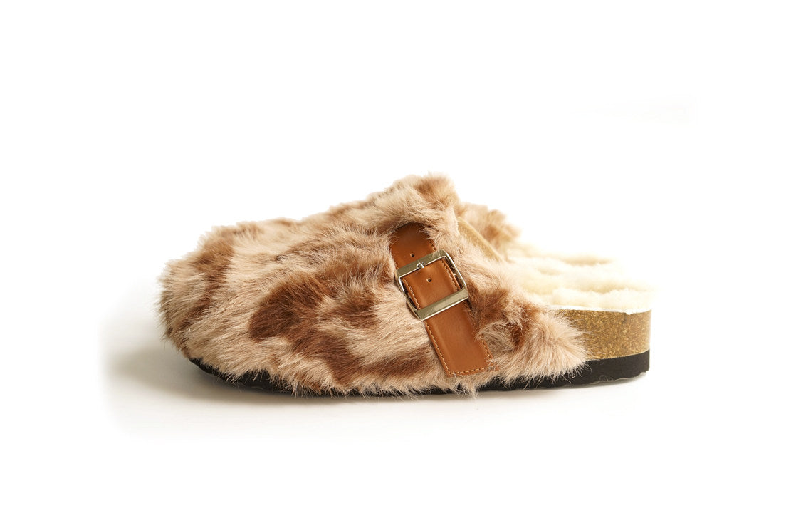 B-FEI leopard print round toe shoe-MAKI.