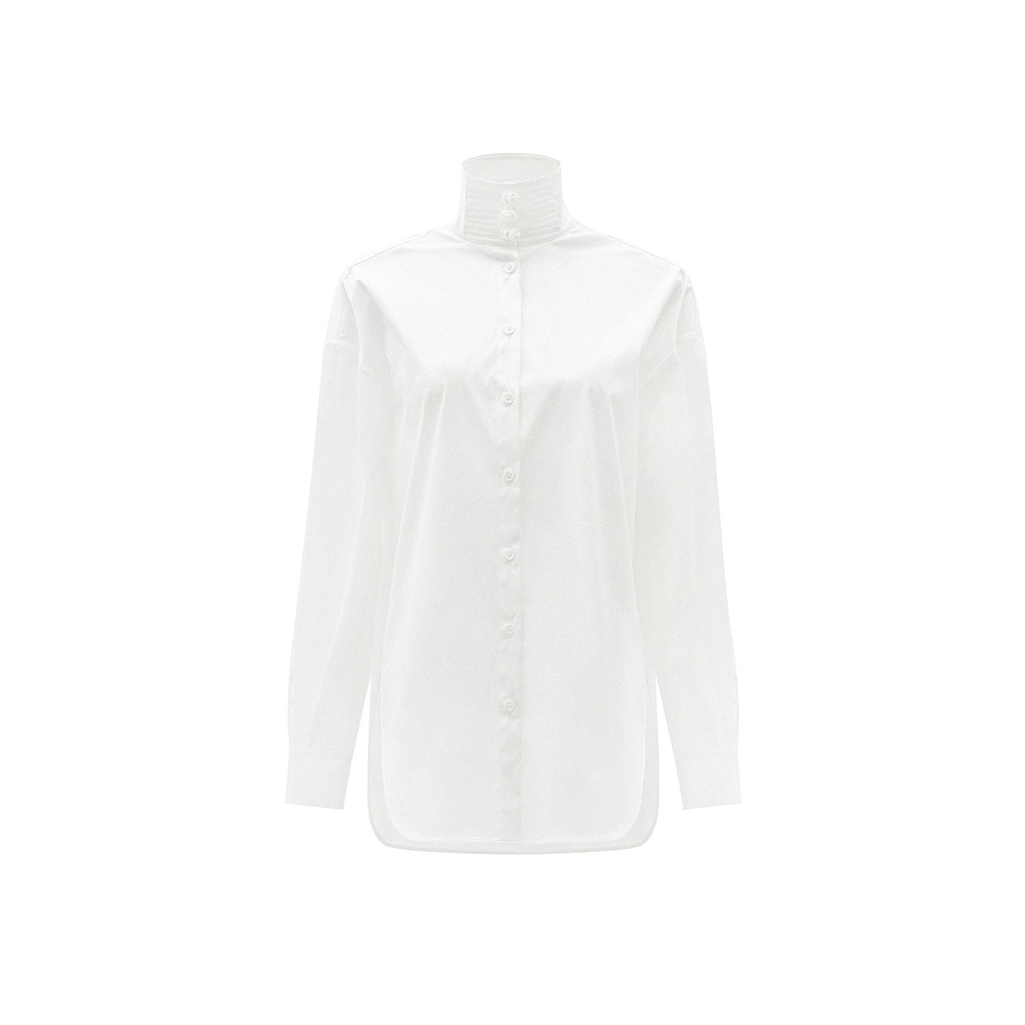 M ESSENTIAL Marquette designer label dyed velvet lapel straight shirt - PEACE