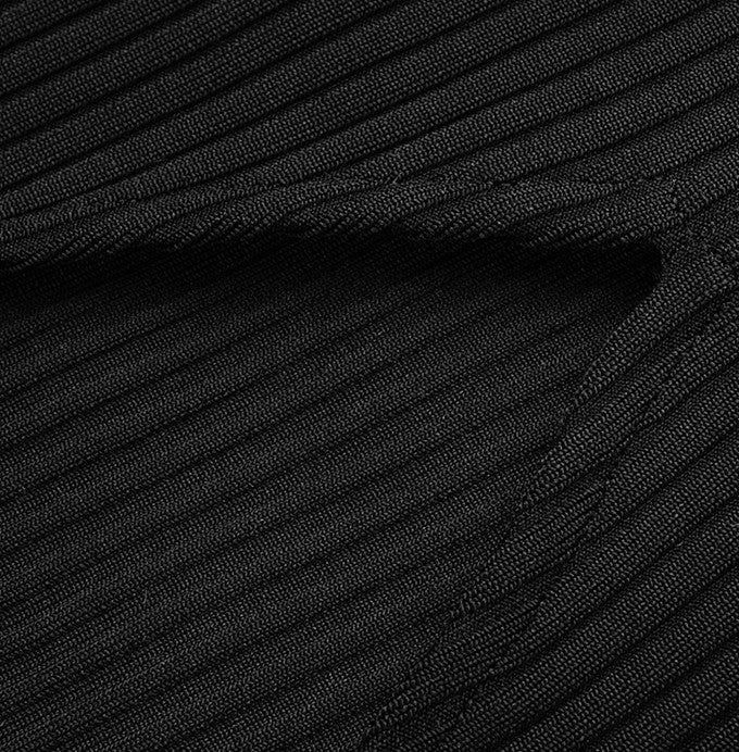 DOLLY Luxury Sleeveless One Shoulder Backless Sexy Knitted Long Dress-ZELDA