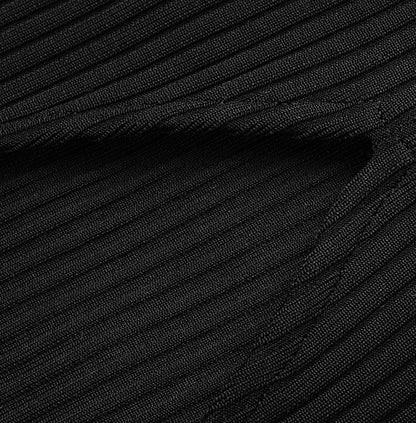 DOLLY Luxury Sleeveless One Shoulder Backless Sexy Knitted Long Dress-ZELDA