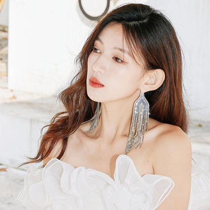 DOLLY High End Blue Diamond Earring-JUA