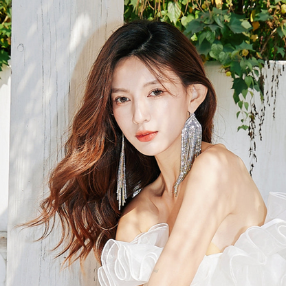 DOLLY High End Blue Diamond Earring-JUA