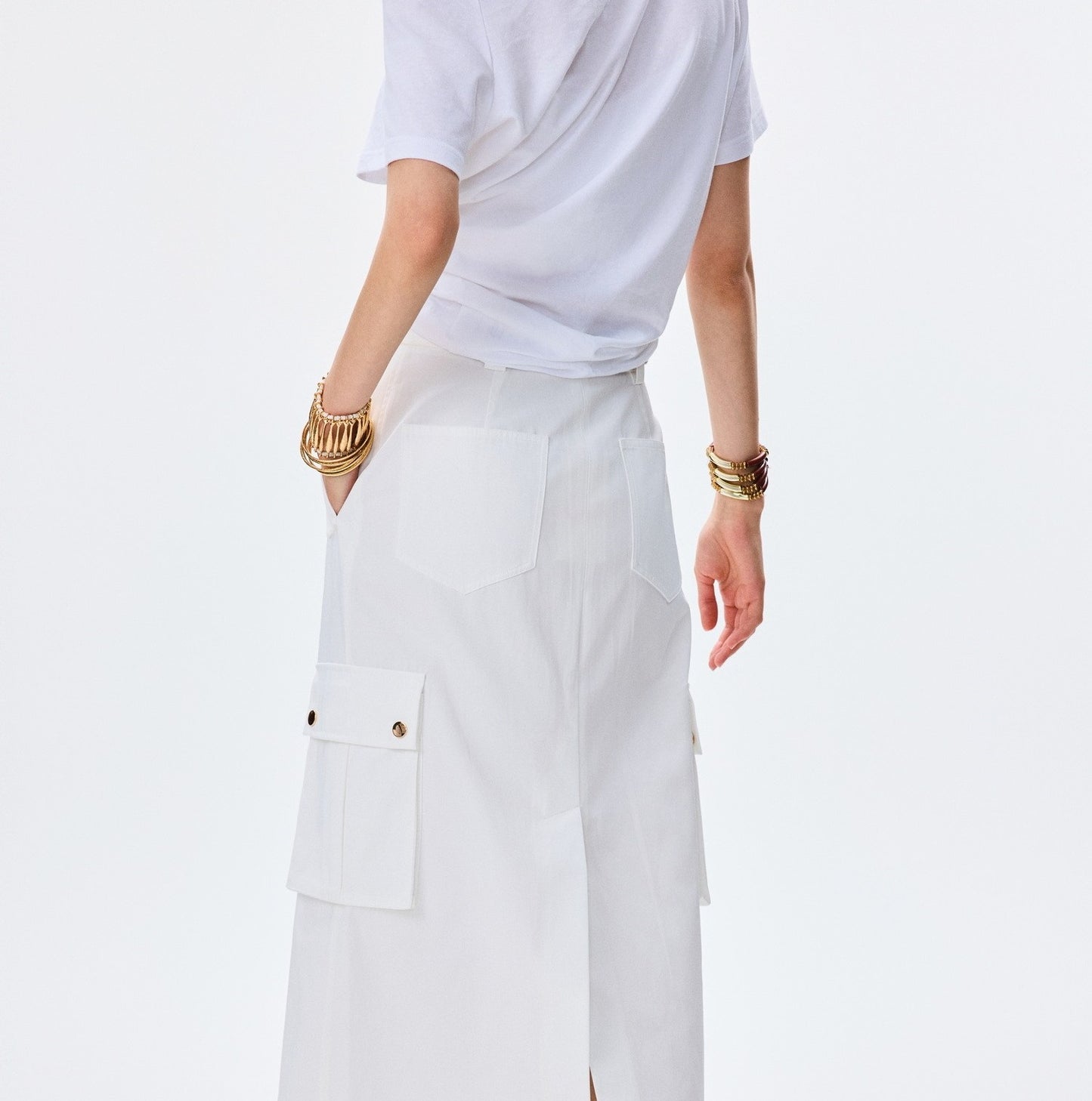 ANNASPEAK High-Waisted A-Line Skirt AS Summer New Style-JUN.