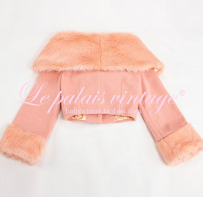 Le Palais  Peach Pie Slim Coat + Skirt Peach Pink Suit-PALM