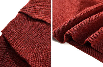 HECO Asymmetrical Wool Blend Sleeveless Mock Neckline Top- CHOOSE.