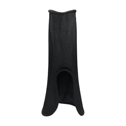 ANNAKIKI designer black slim skeet special-shaped long skirt-NICO