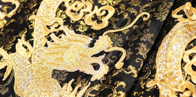 HECO Golden Dragon Year Horse Face High Waisted Skirt - allen.