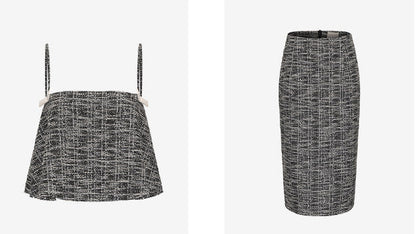 ATELIER MISS LU Small Fragrance Slim Pencil Stretch Skirt  - THOMAS