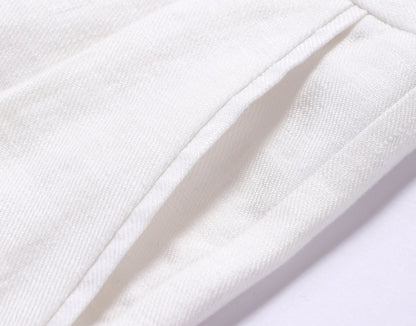 WANGXO | Pure Natural Linen Old Money Style Versatile Shorts -LUMA
