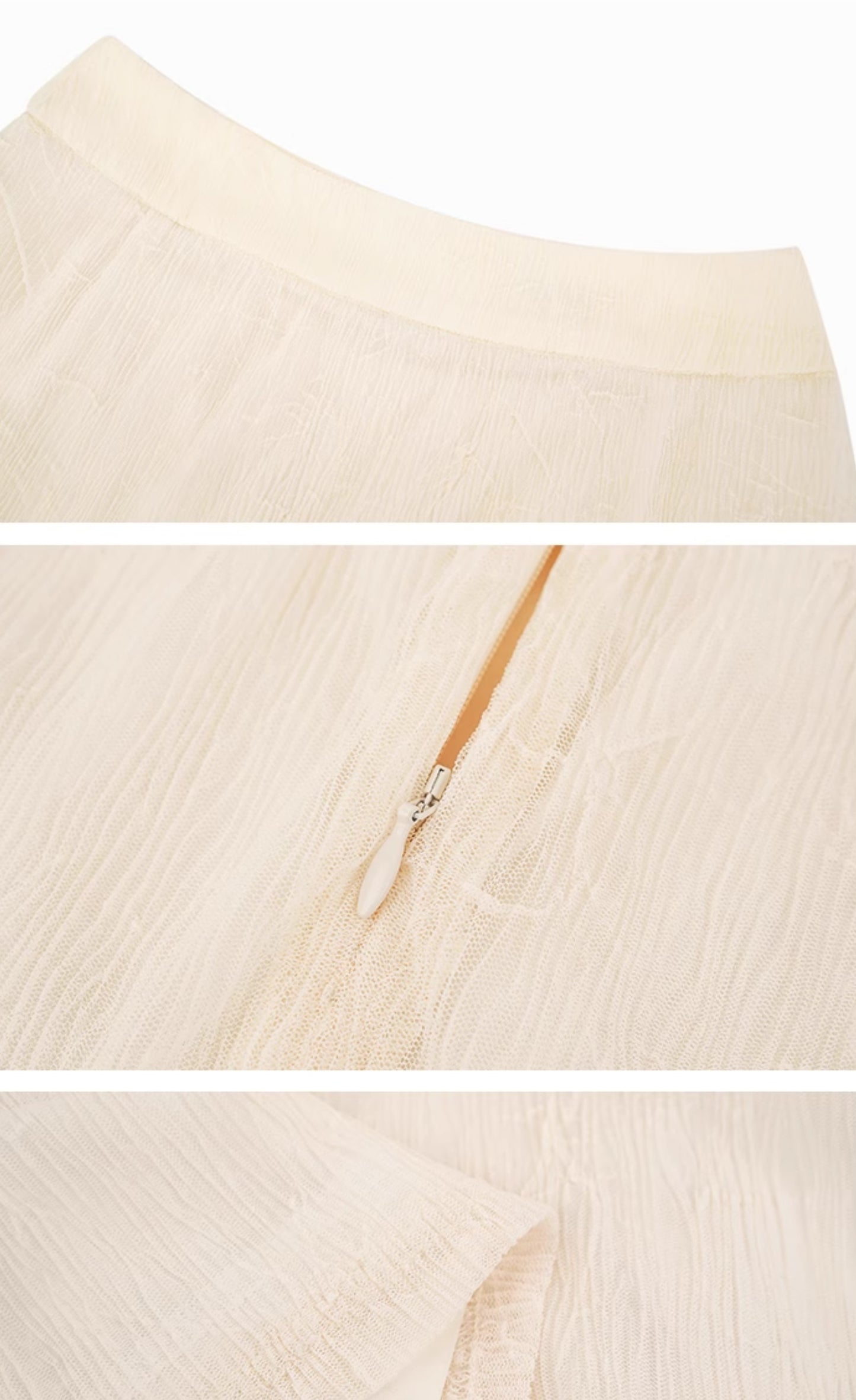 HECO Chinese style wrinkle elastic age-reducing temperament Skirt- ELLA.