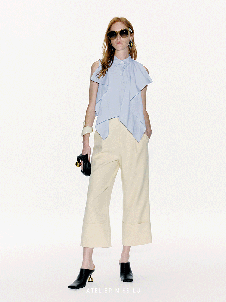 ATELIER MISS LUThree-dimensional Sleeveless Shirt - CHANNEL.