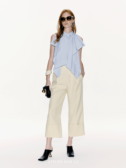 ATELIER MISS LUThree-dimensional Sleeveless Shirt - CHANNEL.