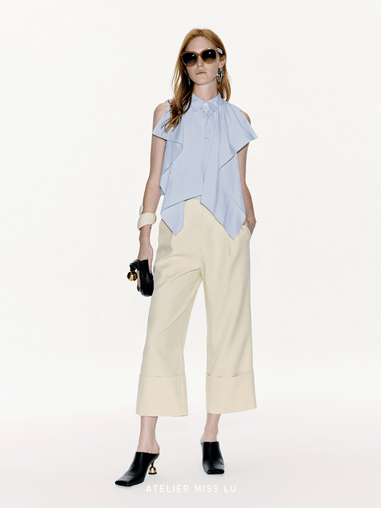 ATELIER MISS LUThree-dimensional Sleeveless Shirt - CHANNEL.