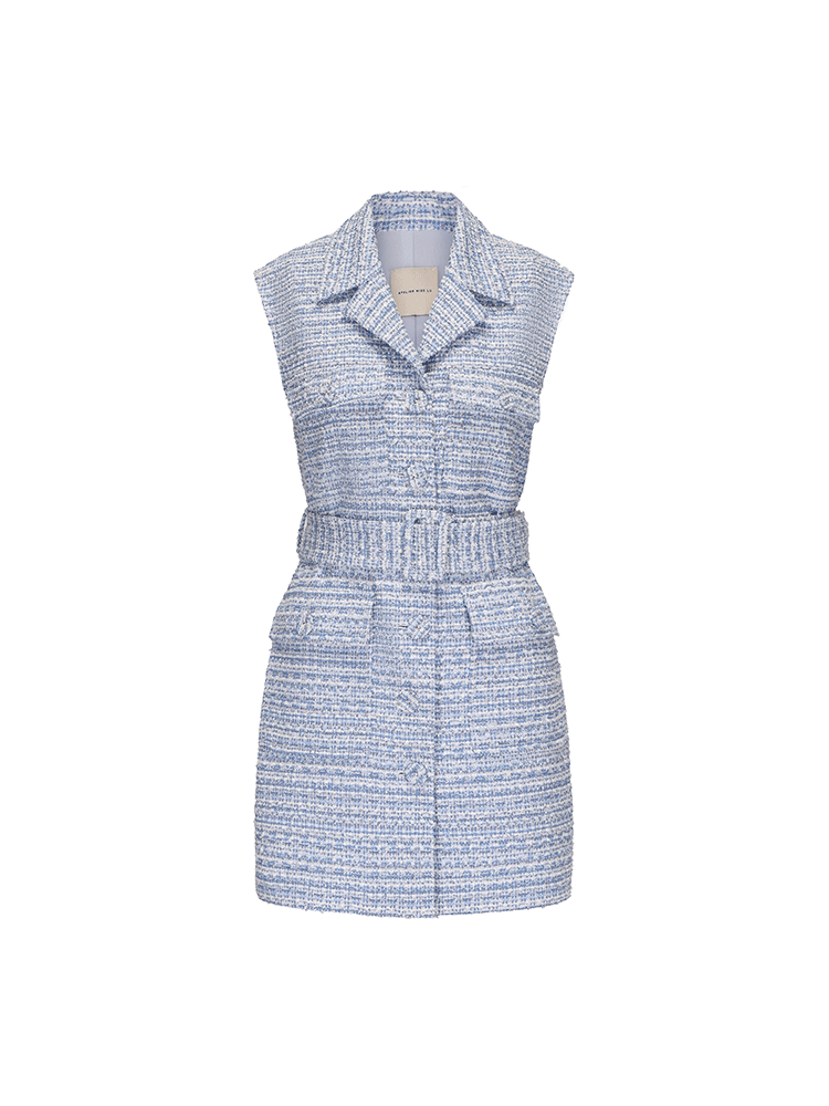 ATELIER MISS LU Adjustable Belt Mini Fragrance Dress - STAN.