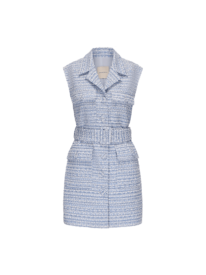 ATELIER MISS LU Adjustable Belt Mini Fragrance Dress - STAN.