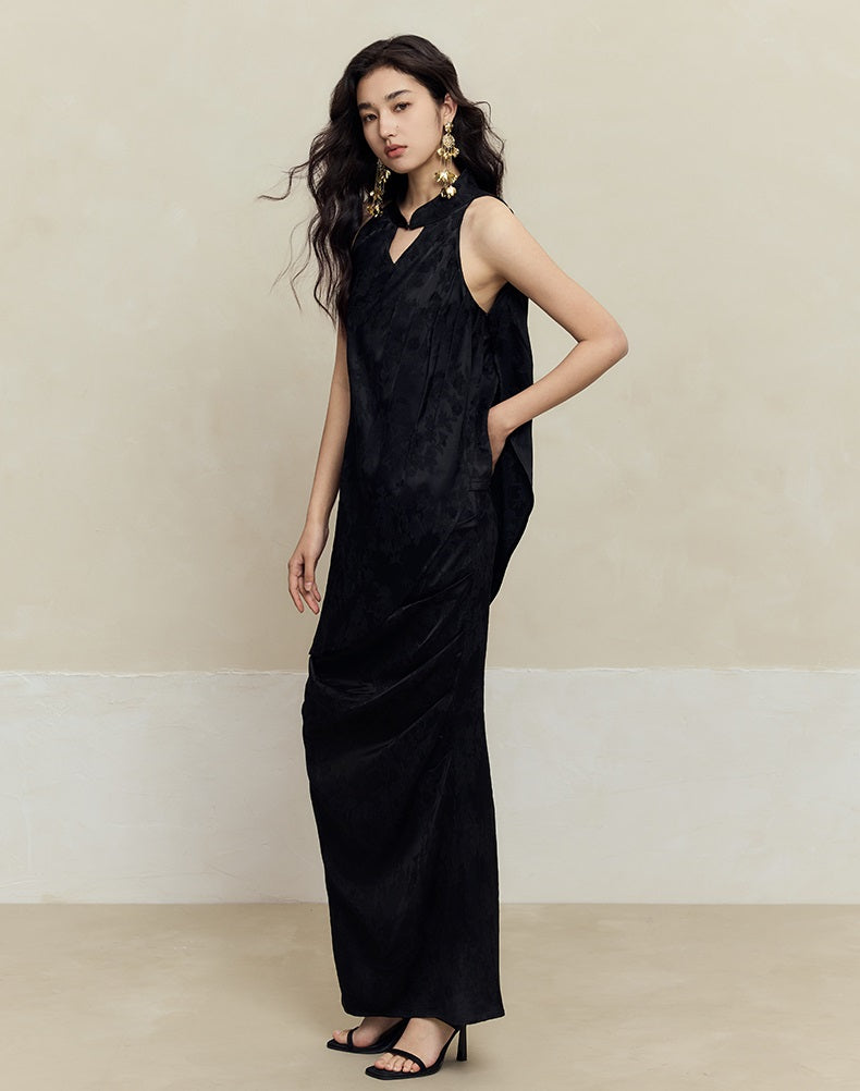 HECO Pleated red black white Skirt Slim High Waist Woman - glad.