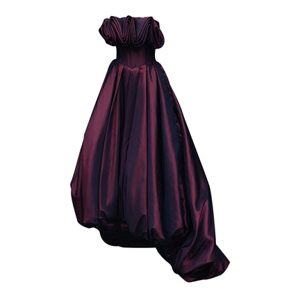 Goudin Dress, high-end, light luxury, niche bandeau dress - take