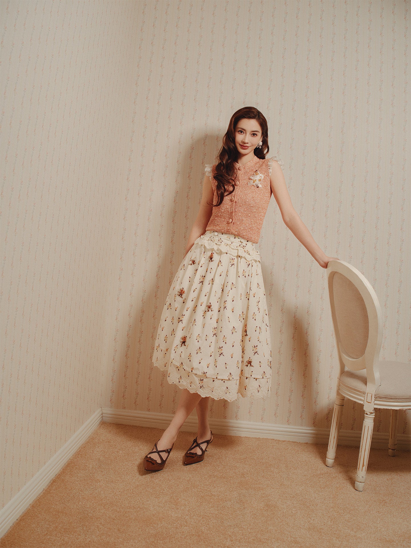 FAME commuter wave floral skirt - MASON