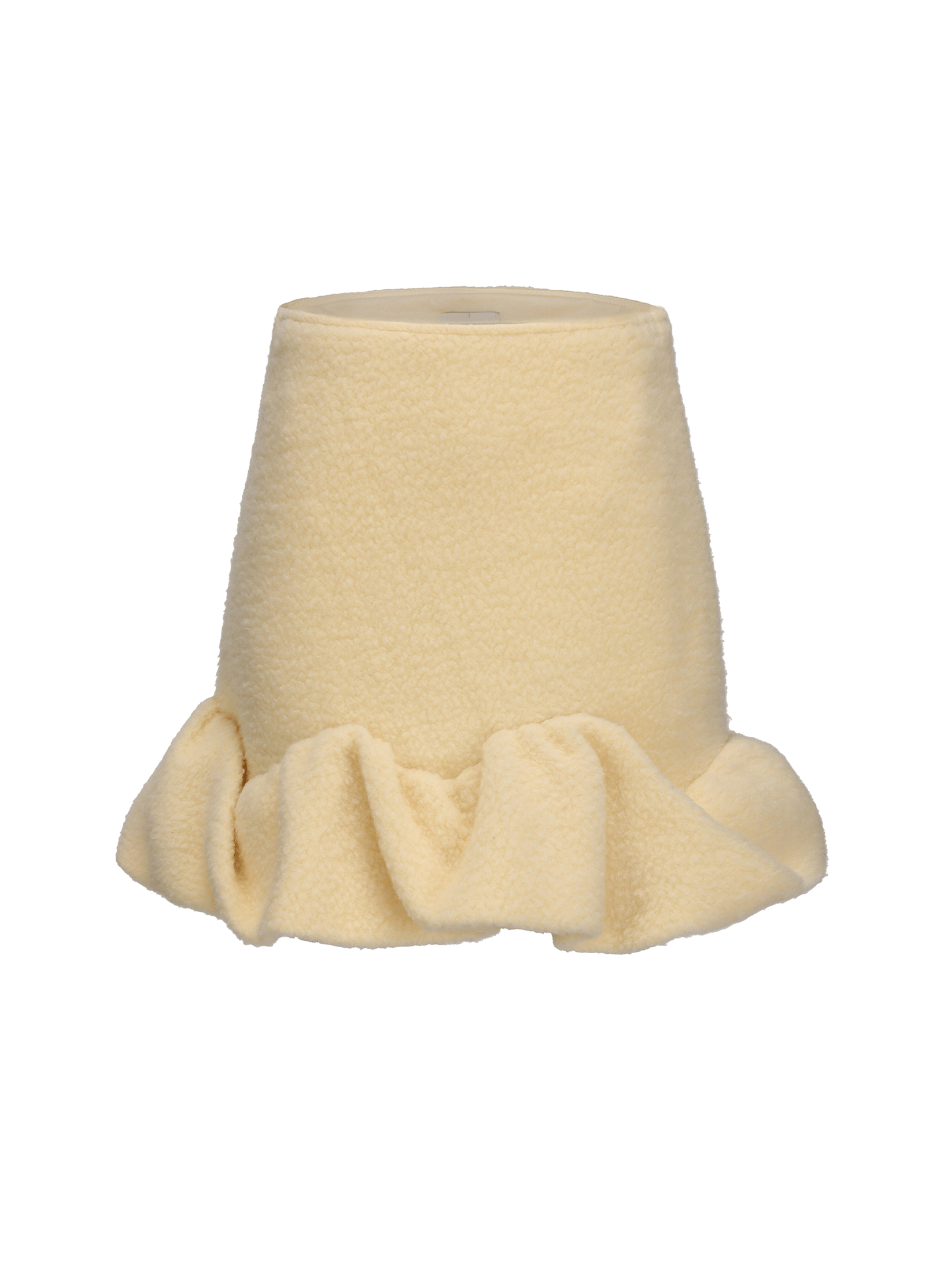 ATELIER MISS LU Clouds Surround Spliced Sweatshirt skirt - LIGHT.