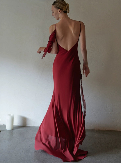GOUDIN light sleeveless birthday party dress-DRA.