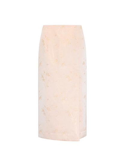 M essential Mackay designer seawater river cliff tassel beaded vest shirt skirt set- six.