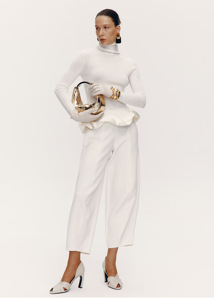 ATELIER MISS LU [After the Drama] New Artistic Scimitar Silhouette Pants - GRAT.