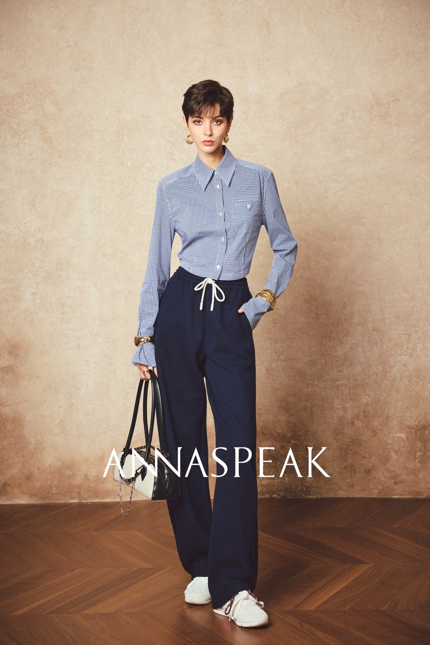 ANNASPEAK sweatshirt banana pants set-CHRIS.