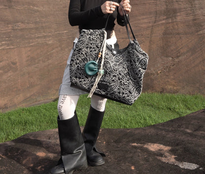 IUBALLET New Lace One Shoulder Crossbody Large Capacity Tote Bag - TREASURE.