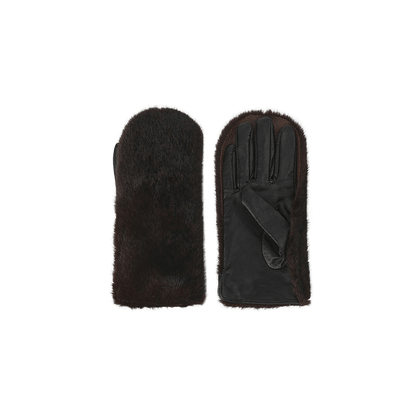 ATELIER MISS LU faux fur stitching design styling Gloves - PHILIPS.
