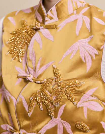 HECO Loose Gold Sleeveless Vest Women - all.