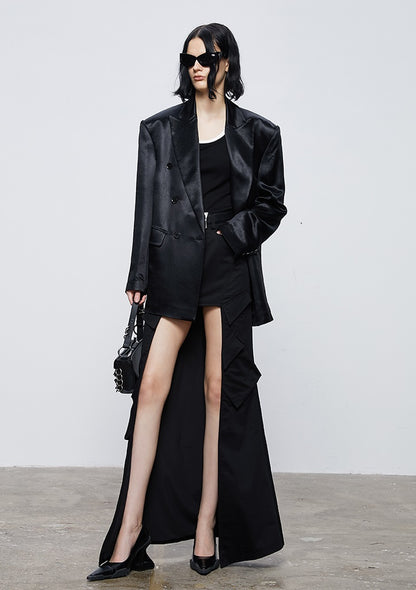 ANNAKIKI niche designer irregular multi-pocket skirt-CHIYO