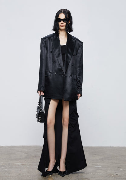 ANNAKIKI niche designer irregular multi-pocket skirt-CHIYO